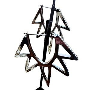 BCBG Rhinestone Earrings